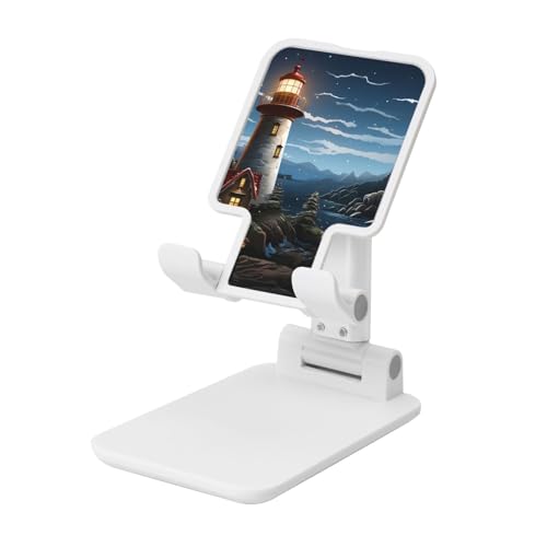 TRSGKSQP Faltbarer Telefonständer für Schreibtisch, Winkel, höhenverstellbar, Handy-Halterung, tragbare Handyhalterung, Weihnachtsmann, Leuchtturm, Desktop-Dock, Tablet-Ständer, kompatibel mit allen TRSGKSQP Faltbarer Telefonständer für Schreibtisch, Winkel, höhenverstellbar, Handy-Halterung, tragbare Handyhalterung, Weihnachtsmann, Leuchtturm, Desktop-Dock, Tablet-Ständer, kompatibel mit allen von TRSGKSQP