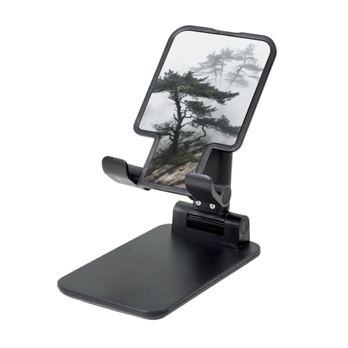 TRSGKSQP Faltbarer Telefonständer für Schreibtisch, Winkel, höhenverstellbar, Handy-Halterung, tragbare Handyhalterung, neblige Bergkiefer, Desktop-Dock, Tablet-Ständer, kompatibel mit allen Handys TRSGKSQP Faltbarer Telefonständer für Schreibtisch, Winkel, höhenverstellbar, Handy-Halterung, tragbare Handyhalterung, neblige Bergkiefer, Desktop-Dock, Tablet-Ständer, kompatibel mit allen Handys von TRSGKSQP