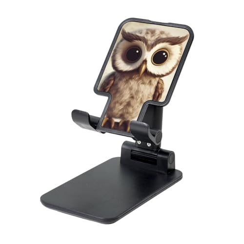 TRSGKSQP Faltbarer Telefonständer für Schreibtisch, Winkel, höhenverstellbar, Handy-Halterung, tragbare Handyhalterung, niedliche Eule, Desktop-Dock, Tablet-Ständer, kompatibel mit allen Handys TRSGKSQP Faltbarer Telefonständer für Schreibtisch, Winkel, höhenverstellbar, Handy-Halterung, tragbare Handyhalterung, niedliche Eule, Desktop-Dock, Tablet-Ständer, kompatibel mit allen Handys von TRSGKSQP