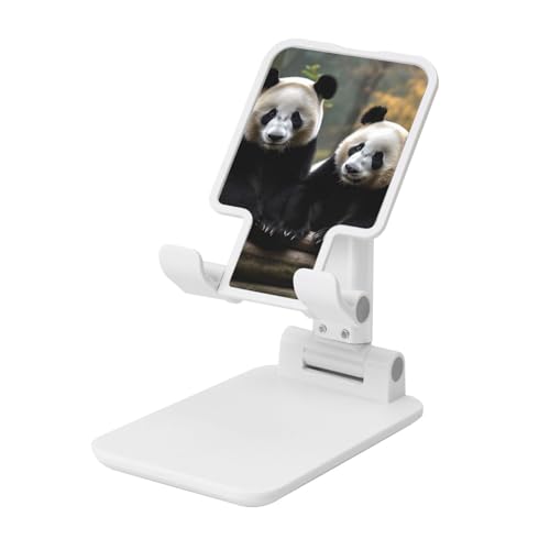 TRSGKSQP Faltbarer Telefonständer für Schreibtisch, Winkel, höhenverstellbar, Handy-Halterung, tragbare Handyhalterung, zwei große Pandas, Desktop-Dock, Tablet-Ständer, kompatibel mit allen Handys TRSGKSQP Faltbarer Telefonständer für Schreibtisch, Winkel, höhenverstellbar, Handy-Halterung, tragbare Handyhalterung, zwei große Pandas, Desktop-Dock, Tablet-Ständer, kompatibel mit allen Handys von TRSGKSQP