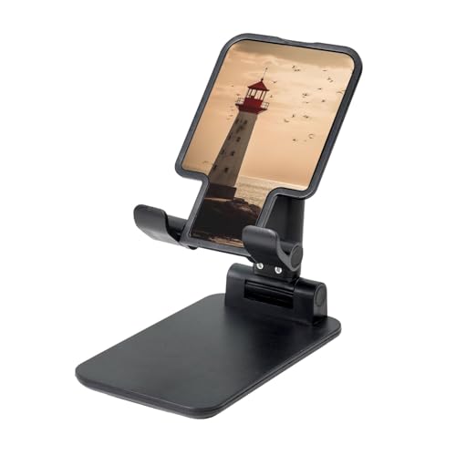 TRSGKSQP Faltbarer Telefonständer für Schreibtisch, Winkel, höhenverstellbar, Handyhalterung, tragbare Handyhalterung, Leuchtturm und Möwe, Desktop-Dock, Tablet-Ständer, kompatibel mit allen Handys TRSGKSQP Faltbarer Telefonständer für Schreibtisch, Winkel, höhenverstellbar, Handyhalterung, tragbare Handyhalterung, Leuchtturm und Möwe, Desktop-Dock, Tablet-Ständer, kompatibel mit allen Handys von TRSGKSQP