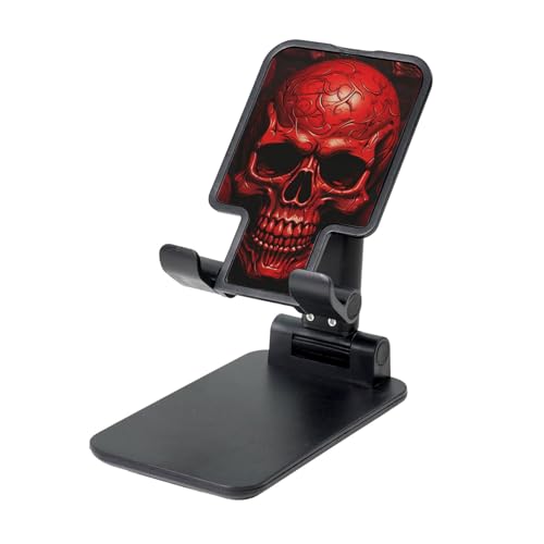 TRSGKSQP Faltbarer Telefonständer für Schreibtisch, Winkel, höhenverstellbar, tragbar, Handy-Halterung, rote Totenköpfe, Desktop-Dock, Tablet-Ständer, kompatibel mit allen Handys TRSGKSQP Faltbarer Telefonständer für Schreibtisch, Winkel, höhenverstellbar, tragbar, Handy-Halterung, rote Totenköpfe, Desktop-Dock, Tablet-Ständer, kompatibel mit allen Handys von TRSGKSQP