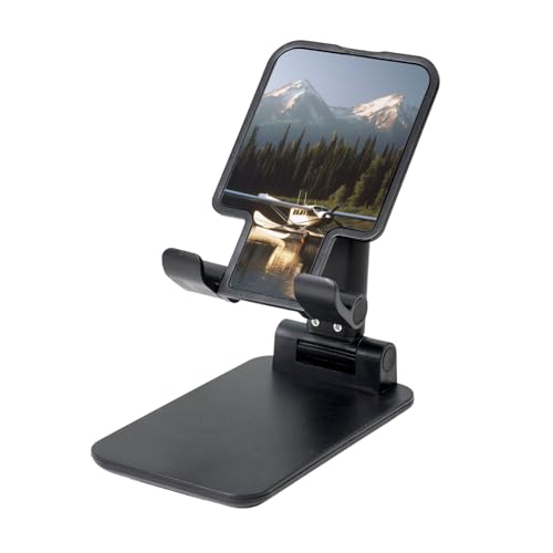 TRSGKSQP Faltbarer Telefonständer für Schreibtisch, Winkel, höhenverstellbar, tragbar, Handyhalterung, Flugzeug am See, Desktop-Dock, Tablet-Ständer, kompatibel mit allen Handys TRSGKSQP Faltbarer Telefonständer für Schreibtisch, Winkel, höhenverstellbar, tragbar, Handyhalterung, Flugzeug am See, Desktop-Dock, Tablet-Ständer, kompatibel mit allen Handys von TRSGKSQP
