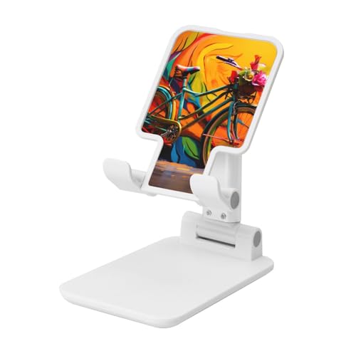 TRSGKSQP Faltbarer Telefonständer für Schreibtisch, Winkel, höhenverstellbar, tragbar, Handyhalterung, bunt, Fahrrad, Desktop-Dock, Tablet-Ständer, kompatibel mit allen Handys TRSGKSQP Faltbarer Telefonständer für Schreibtisch, Winkel, höhenverstellbar, tragbar, Handyhalterung, bunt, Fahrrad, Desktop-Dock, Tablet-Ständer, kompatibel mit allen Handys von TRSGKSQP