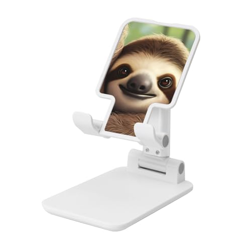 TRSGKSQP Faltbarer Telefonständer für Schreibtisch, Winkel, höhenverstellbar, tragbar, Handyhalterung, niedliches Faultier-Desktop-Dock, Tablet-Ständer, kompatibel mit allen Handys TRSGKSQP Faltbarer Telefonständer für Schreibtisch, Winkel, höhenverstellbar, tragbar, Handyhalterung, niedliches Faultier-Desktop-Dock, Tablet-Ständer, kompatibel mit allen Handys von TRSGKSQP