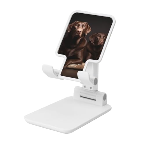 TRSGKSQP Faltbarer Telefonständer für Schreibtisch, Winkel, höhenverstellbar, tragbar, für Mobiltelefone, Braun, Labrador Retriever, Desktop-Dock, Tablet-Ständer, kompatibel mit allen Handys TRSGKSQP Faltbarer Telefonständer für Schreibtisch, Winkel, höhenverstellbar, tragbar, für Mobiltelefone, Braun, Labrador Retriever, Desktop-Dock, Tablet-Ständer, kompatibel mit allen Handys von TRSGKSQP