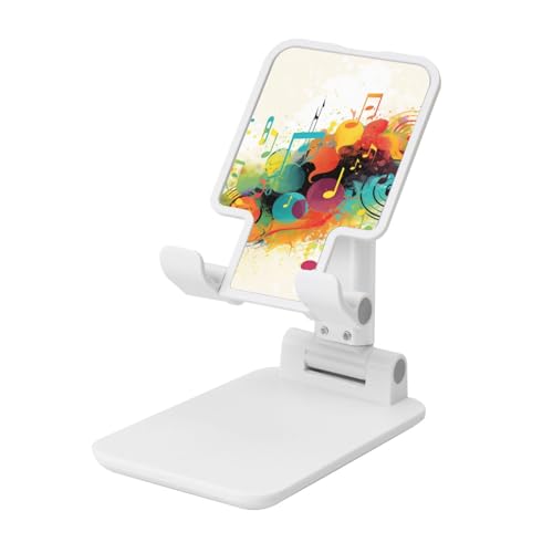 TRSGKSQP Faltbarer Telefonständer für Schreibtisch, Winkel, höhenverstellbar, tragbare Handyhalterung, abstraktes Musik-Thema, Desktop-Dock, Tablet-Ständer, kompatibel mit allen Handys TRSGKSQP Faltbarer Telefonständer für Schreibtisch, Winkel, höhenverstellbar, tragbare Handyhalterung, abstraktes Musik-Thema, Desktop-Dock, Tablet-Ständer, kompatibel mit allen Handys von TRSGKSQP