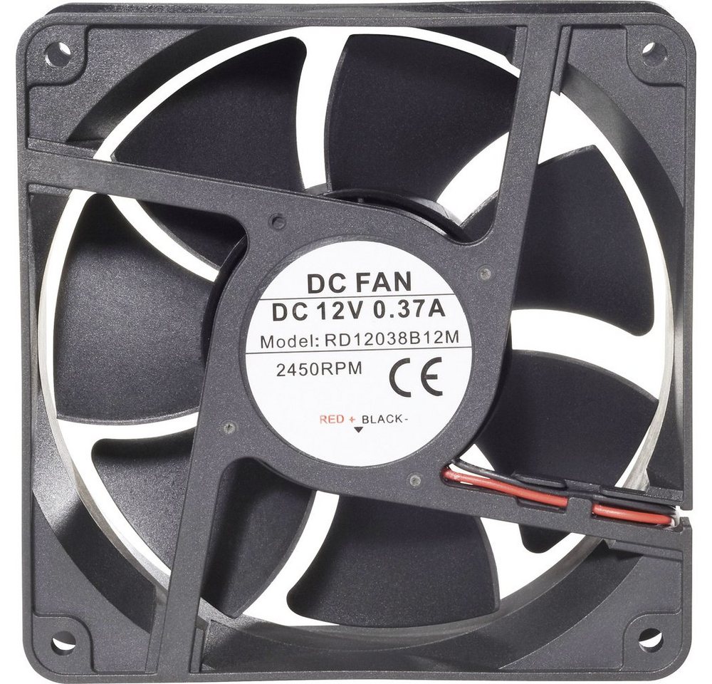 TRU COMPONENTS Gehäuselüfter TRU COMPONENTS RD12038B24L1 Axiallüfter IP58 24 V/DC 111 m³/h (L x B x von TRU COMPONENTS