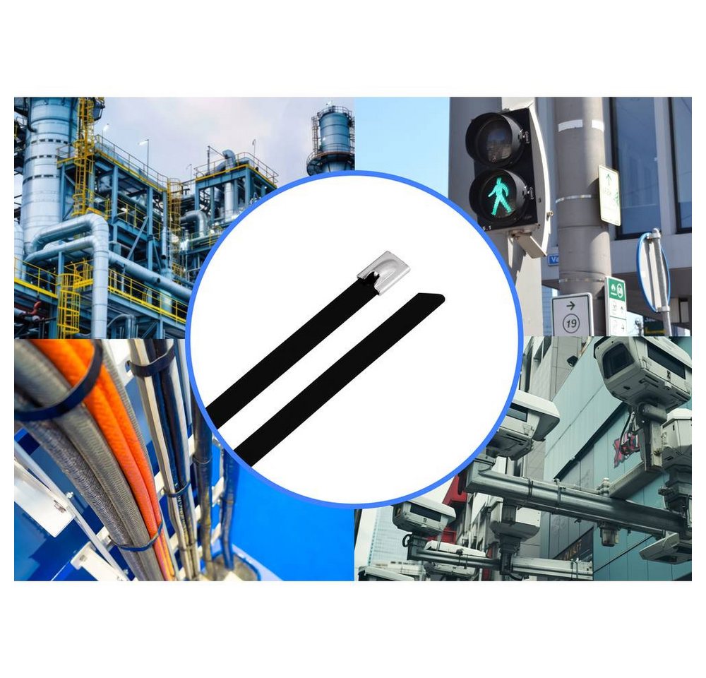 TRU COMPONENTS Kabelbinder Stahlkabelbinder mit Beschichtung TRU COMPONENTS Kabelbinder Stahlkabelbinder mit Beschichtung von TRU COMPONENTS