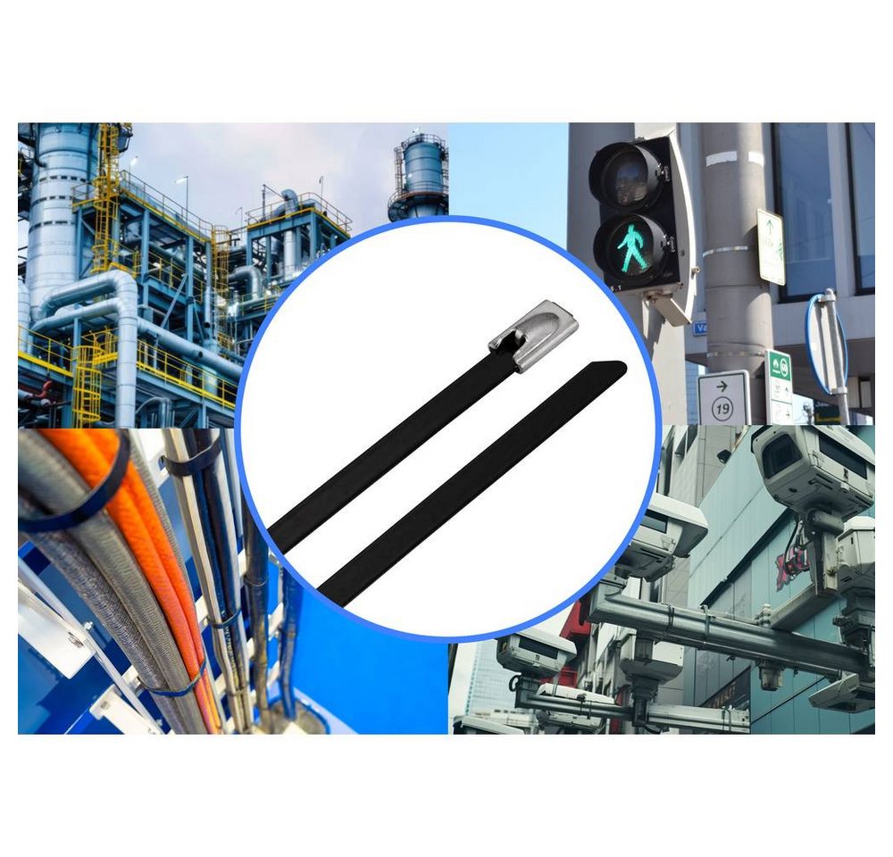 TRU COMPONENTS Kabelbinder Stahlkabelbinder mit Beschichtung TRU COMPONENTS Kabelbinder Stahlkabelbinder mit Beschichtung von TRU COMPONENTS
