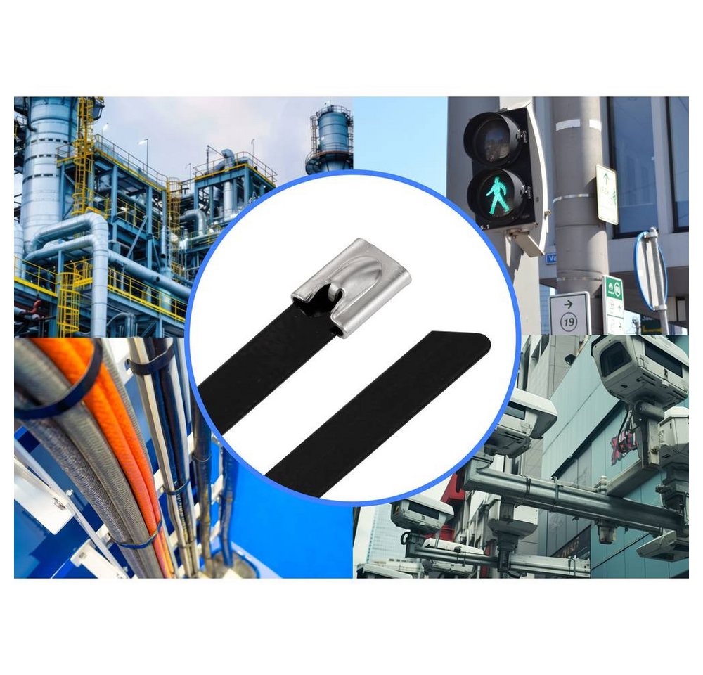 TRU COMPONENTS Kabelbinder Stahlkabelbinder mit Beschichtung TRU COMPONENTS Kabelbinder Stahlkabelbinder mit Beschichtung von TRU COMPONENTS
