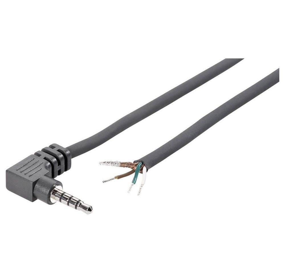TRU COMPONENTS TRU COMPONENTS 1579003 Klinken-Steckverbinder 3.5 mm Stecker, gewinkel Audio- & Video-Adapter von TRU COMPONENTS