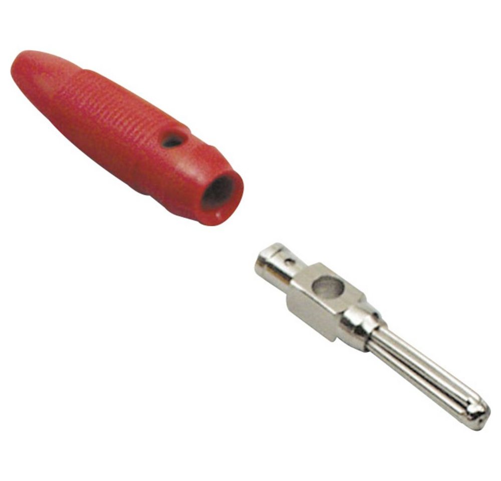TRU COMPONENTS TRU COMPONENTS Büschelstecker Stecker, gerade Stift-Ø: 4 mm Rot 100 S Labor-Netzteil von TRU COMPONENTS