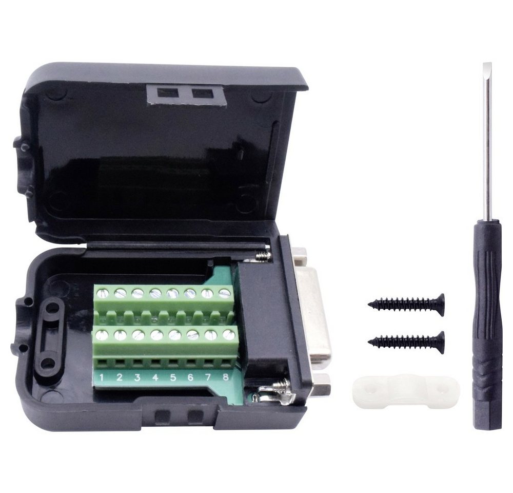 TRU COMPONENTS TRU COMPONENTS T1904C093 D-SUB Buchsenleisten-Set Polzahl: 15 Schrau Elektro-Kabel von TRU COMPONENTS