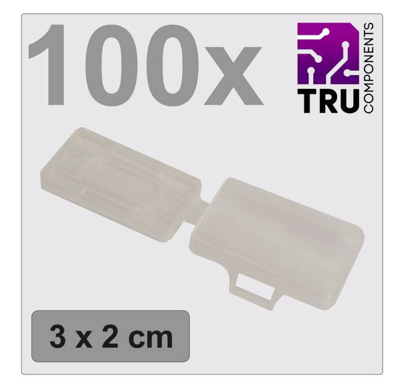 TRU COMPONENTS Kabelzubehör TRU COMPONENTS TC-12888604 T24CA083 Zeichenträger Beschriftungsfläche, (T24CA083) von TRU COMPONENTS