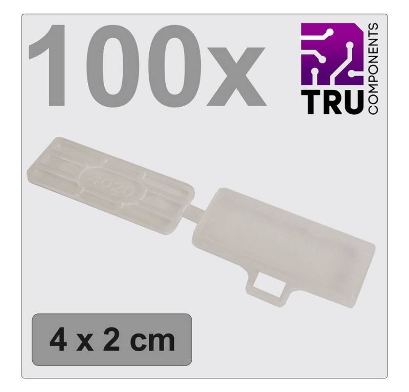TRU COMPONENTS TRU COMPONENTS TC-12888608 T24CA084 Zeichenträger Beschriftungsfläche Kabelzubehör, (T24CA084) von TRU COMPONENTS