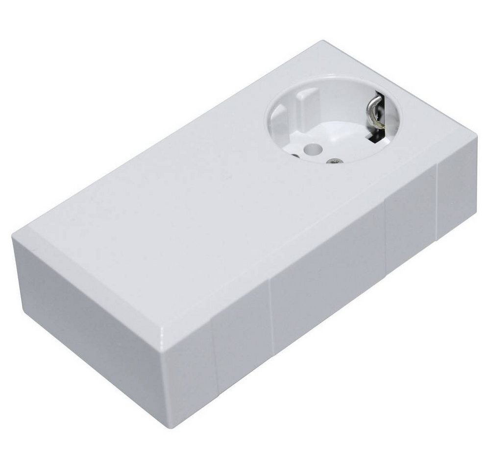 TRU COMPONENTS Universal-Steckergehäuse Montagedose, (mit Steckdose) von TRU COMPONENTS