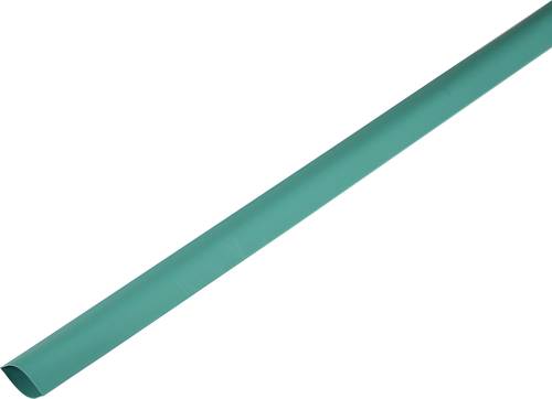 TRU COMPONENTS 1225434 Schrumpfschlauch ohne Kleber Grün 180mm 90mm Schrumpfrate:2:1 Meterware von TRU Components