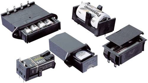 TRU COMPONENTS 46300000 Batteriehalter 2x 9V Block Lötanschluss (L x B x H) 37 x 65 x 21.5mm von TRU Components