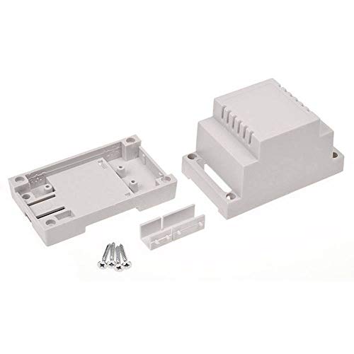 TRU COMPONENTS 4U65050907340 Hutschienen-Gehaeuse 53 x 89 x 65 ABS-V0 Grau 1St., TC-7910728, (L x B x H) 53 x 89 x 65 mm von TRU Components