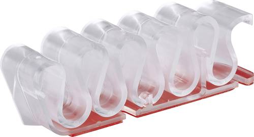 TRU COMPONENTS 93014c881a Kabelhalter selbstklebend 1386638 Bündel-Ø-Bereich 8mm (max) Transparent von TRU Components