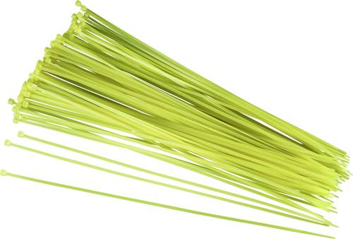 TRU COMPONENTS 93038c418 Kabelbinder 300mm 2.80mm Gelb Nachleuchtend 100St. von TRU Components