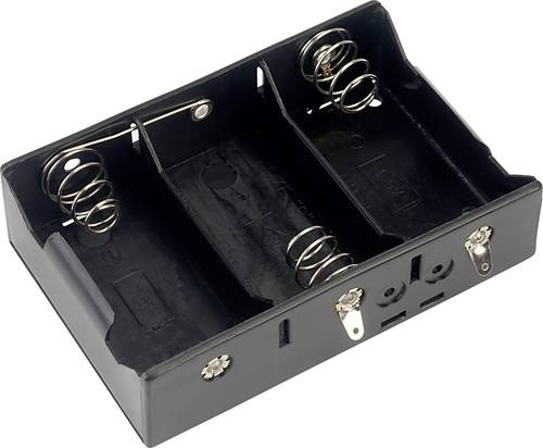 TRU COMPONENTS BH-131D Batteriehalter 3x Mono (D) Lötanschluss von TRU Components