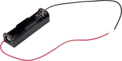 TRU COMPONENTS BH-311-1A Batteriehalter 1x Mignon (AA) Kabel von TRU Components