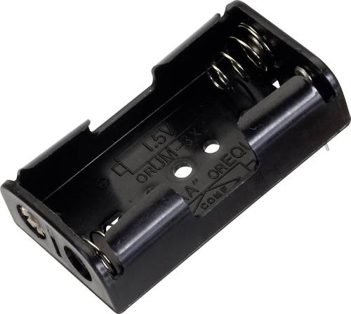 TRU COMPONENTS BH-321-1P Batteriehalter 2x Mignon (AA) Kontaktpole von TRU Components