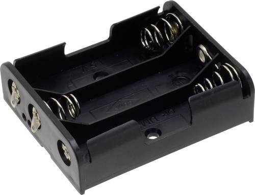 TRU COMPONENTS BH-331D Batteriehalter 3x Mignon (AA) Lötanschluss von TRU Components