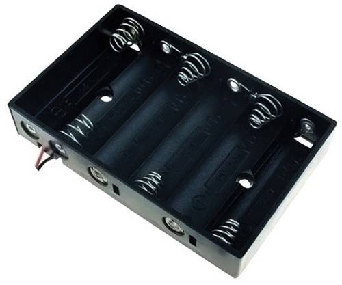 TRU COMPONENTS BH-364A Batteriehalter 6x Mignon (AA) Kabel von TRU Components
