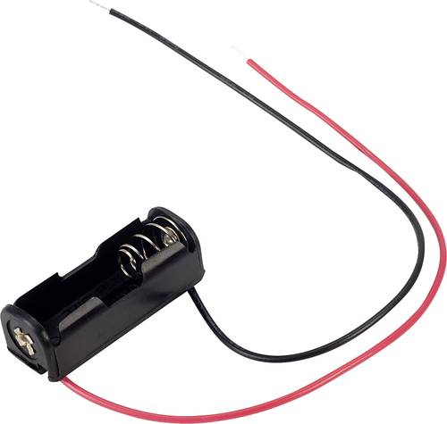 TRU COMPONENTS BH-511-4A Batteriehalter 1x Lady (N) Kabel von TRU Components