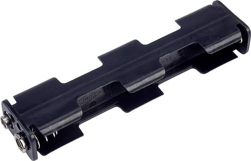 TRU COMPONENTS BH342-1B Batteriehalter 4x Mignon (AA) Druckknopfanschluss von TRU Components