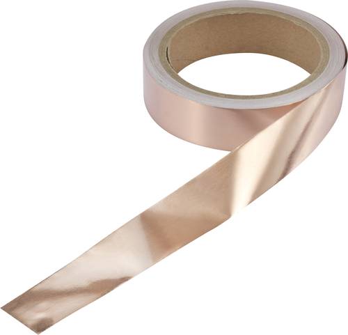 TRU COMPONENTS ESD-Klebeband 10m Kupfer (L x B) 10m x 25mm CU-F2.5R1000 von TRU Components