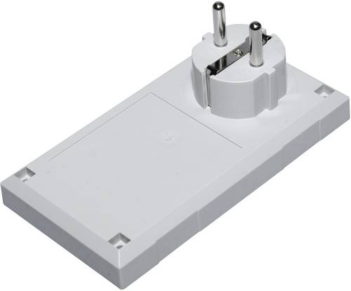 TRU COMPONENTS ESU 1200 E/CEE Stecker-Gehäuse 125 x 67 x 50 Polycarbonat, ABS Lichtgrau 1St. von TRU Components
