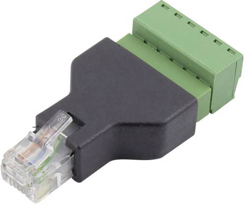 TRU COMPONENTS FL-30 RJ 12 Terminal Adapter FL-30 Stecker, gerade Polzahl 6P6C 1St. von TRU Components