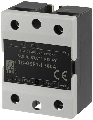 TRU COMPONENTS Halbleiterrelais TC-GSR-1-60DA 60A Schaltspannung (max.): 480 V/AC Gleichstromschaltu von TRU Components
