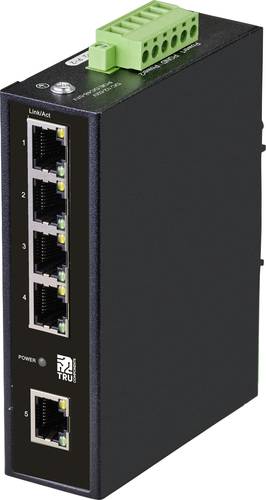 TRU COMPONENTS Industrial Ethernet Switch 1+4 Port 10 / 100MBit/s von TRU Components