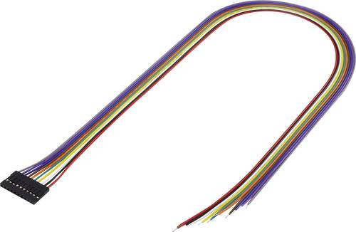 TRU COMPONENTS Konfektionierte Litze Polzahl Gesamt 10 Rastermaß: 2.54mm 1244006 1St. von TRU Components