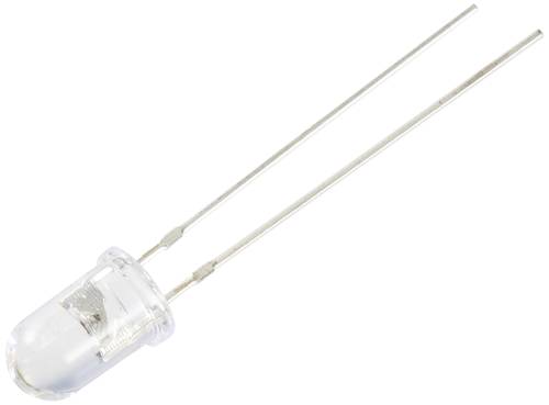 TRU COMPONENTS LED bedrahtet Weiß Rund 5mm 5800 mcd 30° 7.5mA 3 V, 13V von TRU Components