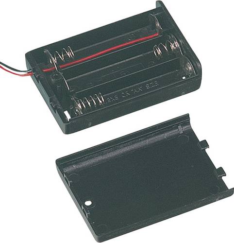 TRU COMPONENTS SBH-331A Batteriehalter 3x Mignon (AA) Kabel von TRU Components