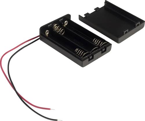 TRU COMPONENTS SBH431A Batteriehalter 3x Micro (AAA) Kabel von TRU Components