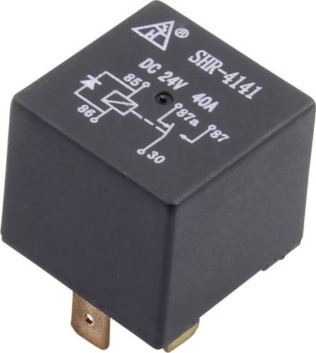 TRU COMPONENTS SHR-4141 SHR-12VDC-F-C 5pin Kfz-Relais 12 V/DC 40A 1 Wechsler von TRU Components