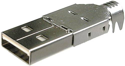 TRU COMPONENTS Selbstkonfektionierbarer USB A-Steckverbinder Stecker, gerade USB A TC-2524001 Inhalt von TRU Components