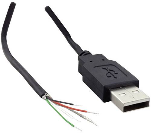 TRU COMPONENTS Stecker, gerade USB A Stecker 2.0 TC-2524010 Inhalt: 100St. von TRU Components
