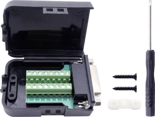 TRU COMPONENTS T1904C093 D-SUB Buchsenleisten-Set Polzahl (num): 15 Schrauben 1St. von TRU Components