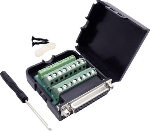 TRU COMPONENTS T1904C101 D-SUB Buchsenleisten-Set Polzahl (num): 25 Schrauben 1St. von TRU Components