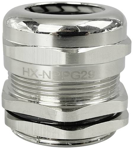 TRU COMPONENTS TC-10302892 Kabelverschraubung PG29 Messing (vernickelt) Metall 1St. von TRU Components