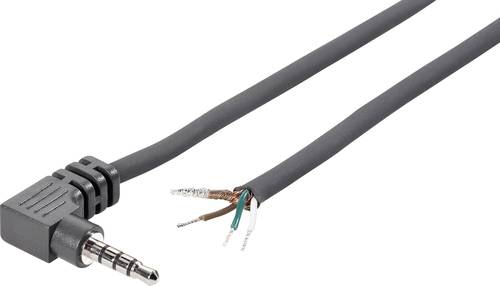 TRU COMPONENTS TC-2517036 Klinken-Steckverbinder 3.5mm Stecker, gewinkelt Polzahl (num): 4 Stereo Sc von TRU Components