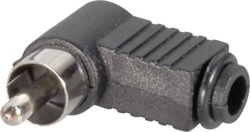 TRU COMPONENTS TC-2518014 Cinch-Steckverbinder Stecker, gewinkelt Polzahl (num): 2 Schwarz 100St. von TRU Components